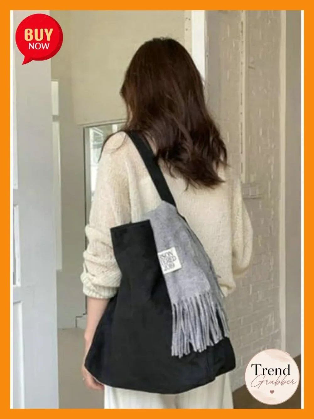 Suede Hobo Tote Shoulder Bag with Magnetic Closure Large Capacity